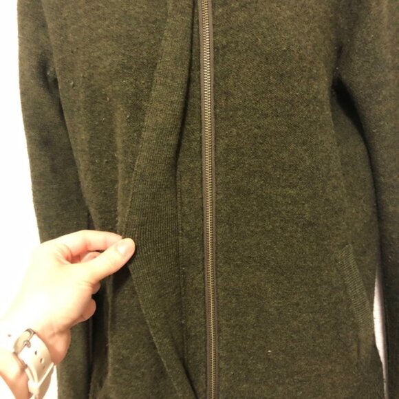 Smartwool green zip sweater - Picture 6 of 6
